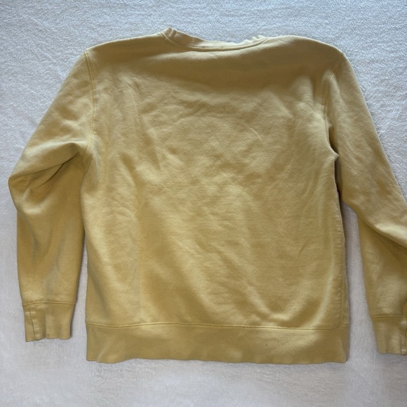 University Of Washington Embroidered Logo Sweatshirt Champion Unisex Med Yellow - Picture 2 of 11